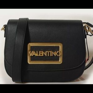 Valentino black and gold bag